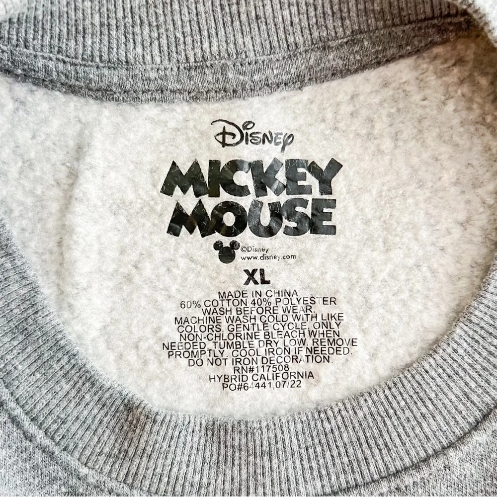 Disney Mickey Mouse Crewneck Sweatshirt | XL